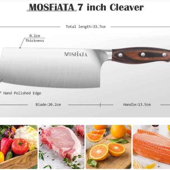 MOSFiATA "Combo" Special - 7 pcs KNIVE SET  (Brown) - Picture 5 of 16